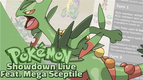 Nature Power Mega Sceptile! Pokemon Sun and Moon OU .